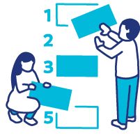 すべての事柄において優先度を設定して行動します