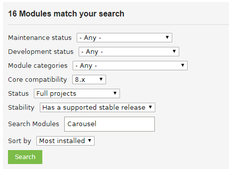 拡張モジュールの探し方