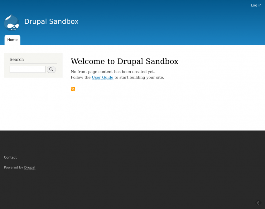 Drupal8 default theme