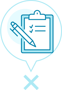 アイコン：すべてが予め決定され柔軟に対応できないプロジェクト